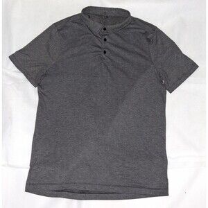Lululemon Men's Performance Golfer Outdoors Preppy Casual Polo Shirt Size Medium
